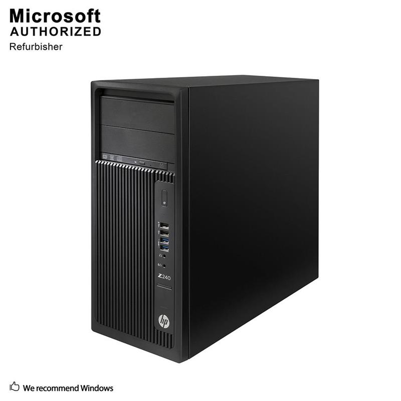 HP Z240 Gaming i7-6700, RX 580, 16GB, 256GB SSD+2TB, WiFi+BT, W10 Pro