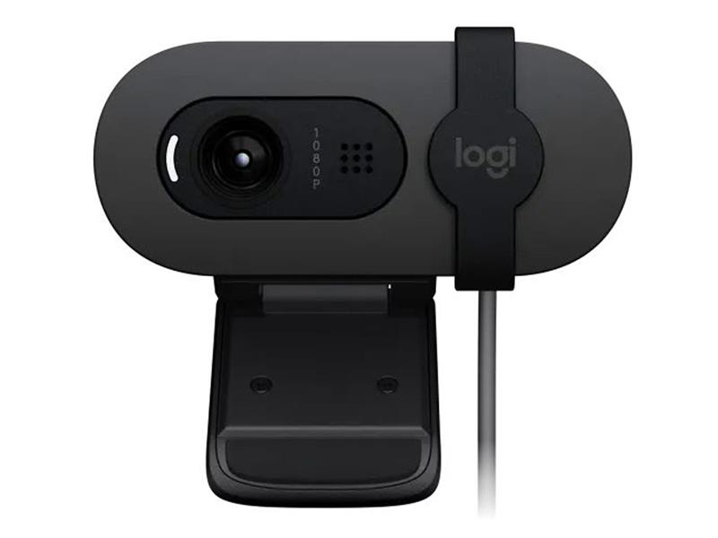 Logitech Brio 100 Webcam, HD 1080P (Graphite)