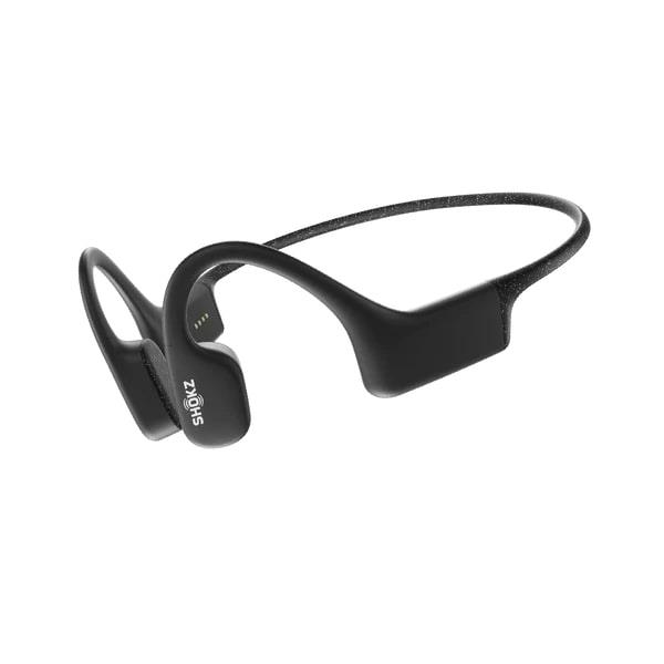 SHOKZ OpenSwim Bone Conduction Open-Ear MP3 Headphones, Cosmic Black