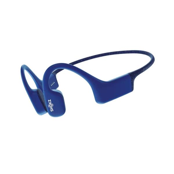 SHOKZ OpenSwim Bone Conduction Open-Ear MP3 Headphones, Blue