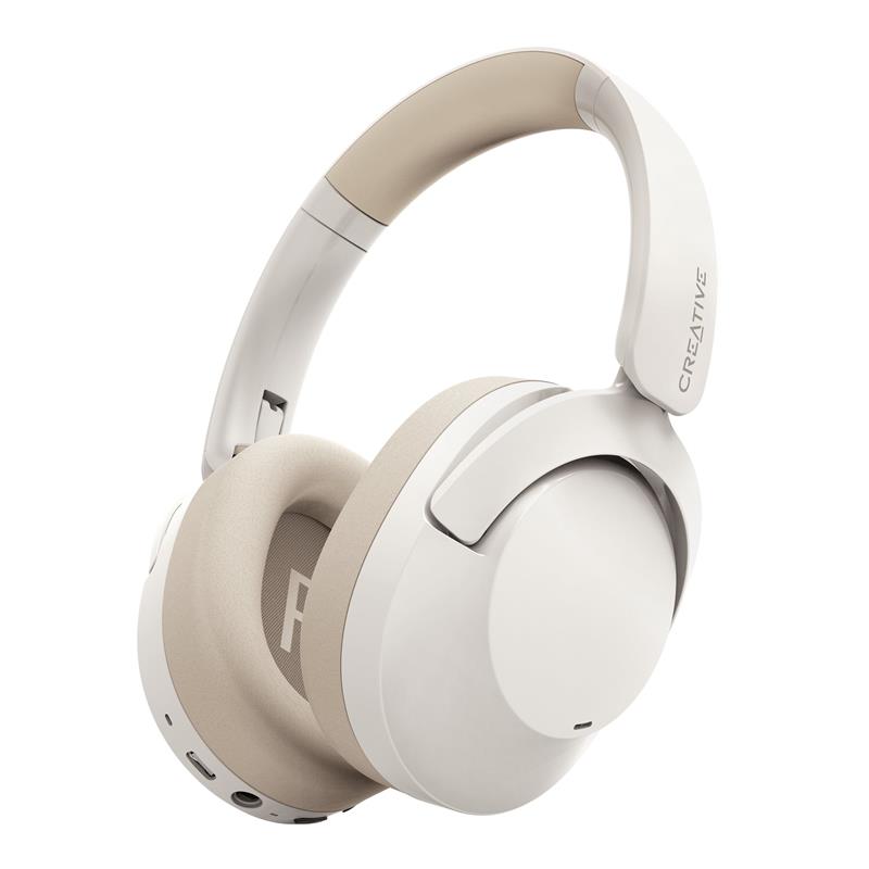 CREATIVE Zen Hybrid 2 Wireless Over-ear Headphones, Cream