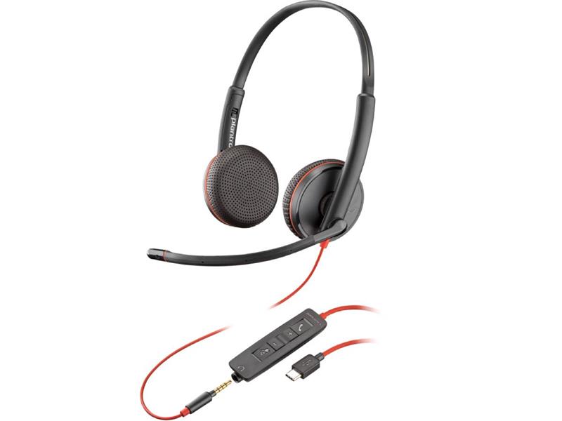 POLY BW 3225 USB-C HS + USB-C/A (BULK) - Réduction du bruit et de l'éc