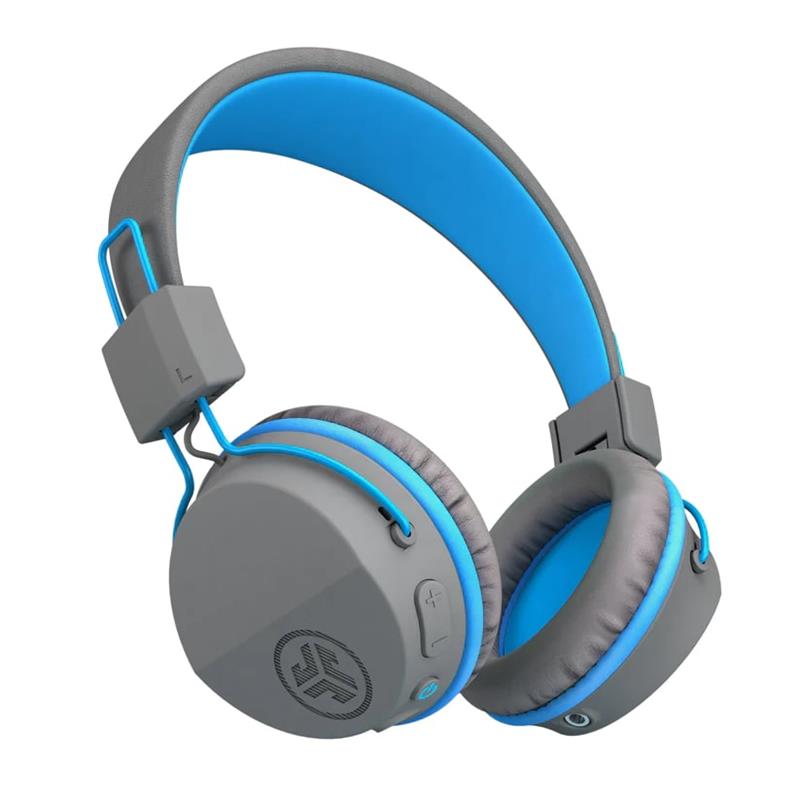 JLAB JBuddies Studio Wireless Kids' Headphone, Grey/Blue