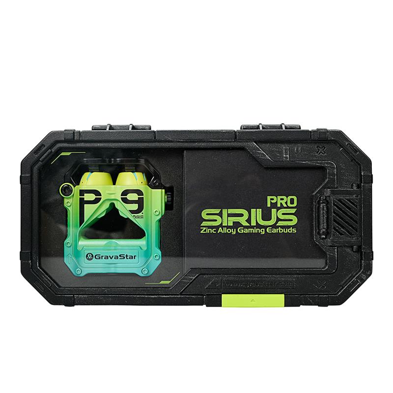 GRAVASTAR Sirius Pro True Wireless Earbuds, Neon Green