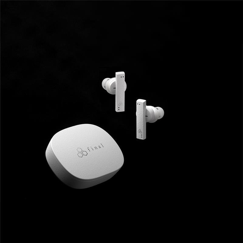 FINAL AUDIO ZE8000 Truly Wireless Stereo Earbuds, White