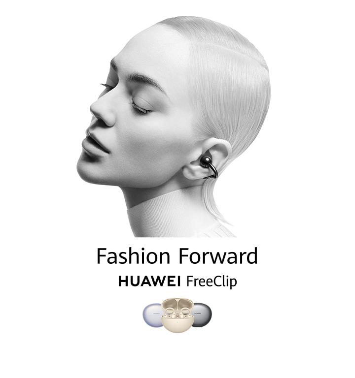 HUAWEI FreeClip True Wireless Earphones, Beige - Canada HUAWEI FreeClip True Wireless Earphones, Beige - Canada