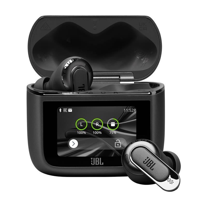 JBL Tour Pro 3 True Adaptive Noise Cancelling Earbuds, Black