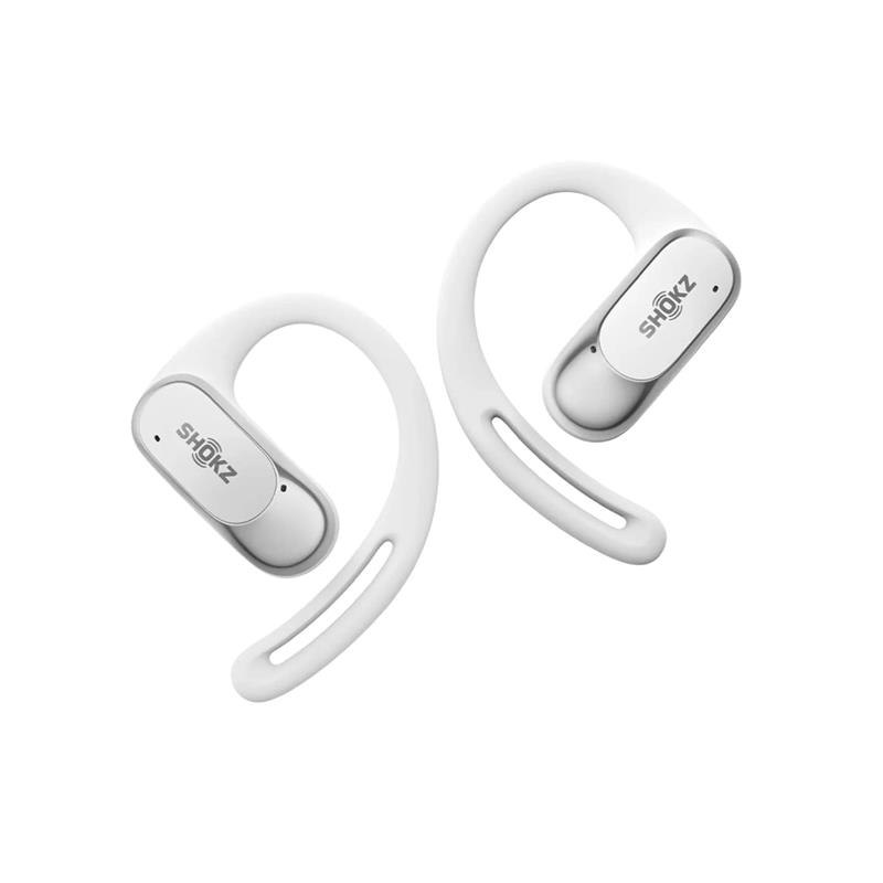 SHOKZ Écouteurs sans fil ouverts OpenFit Air, Blanc