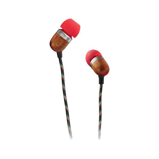 House of Marley Smile Jamaica In-Ear Headphones (In-Line Remote and Mic, Fire)