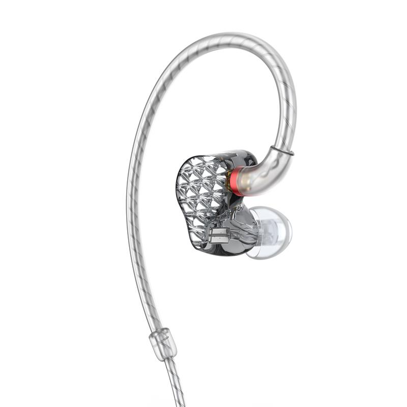 FiiO FA7 Quad Driver Balanced Armature In-Ear Monitors - Smoke (FA7)