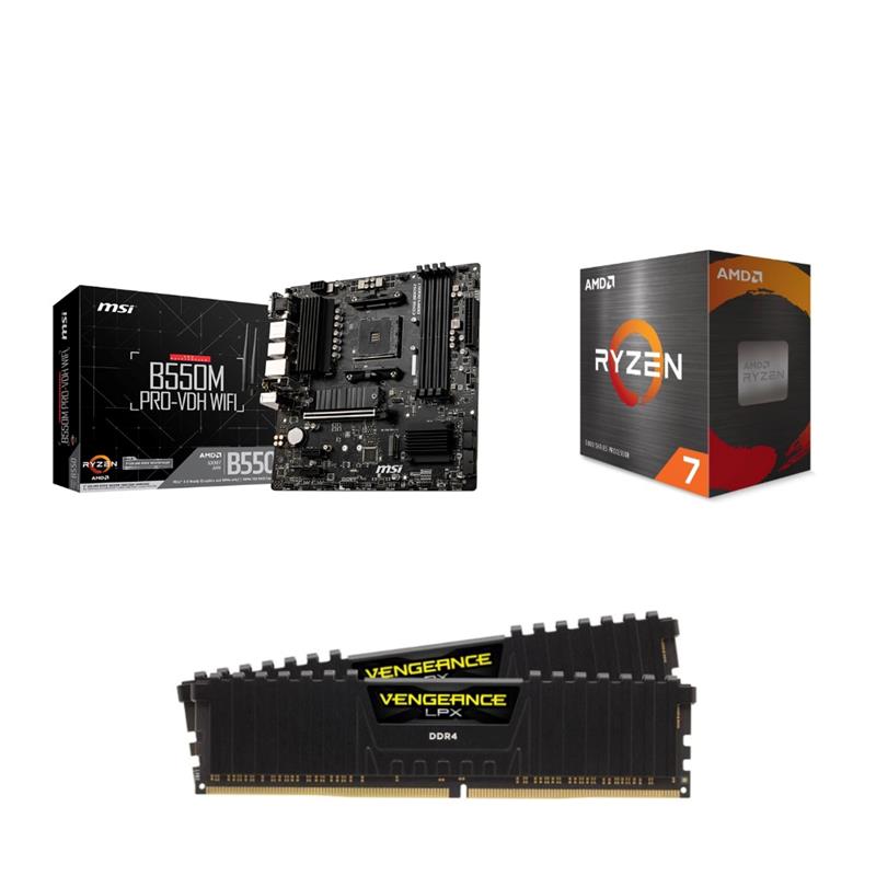 その他 MSI B550M PRO-VDH 5700X DDR4 32GB wifi B550M PRO-VDH WIFI