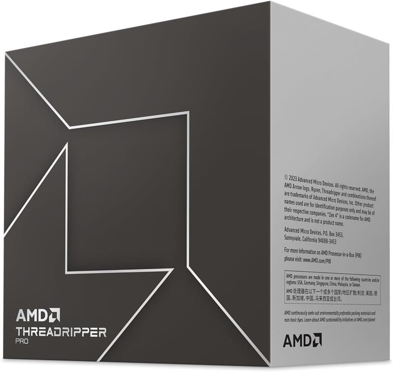 AMD Ryzen Threadripper PRO 7995WX 96-Core 5nm 350W sTR5 482MB Cache