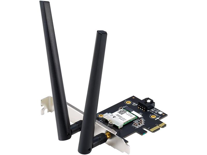 ASUS (PCE-AX1800) AX1800 Wi-Fi 6 & Bluetooth 5.2 PCIe Adapter