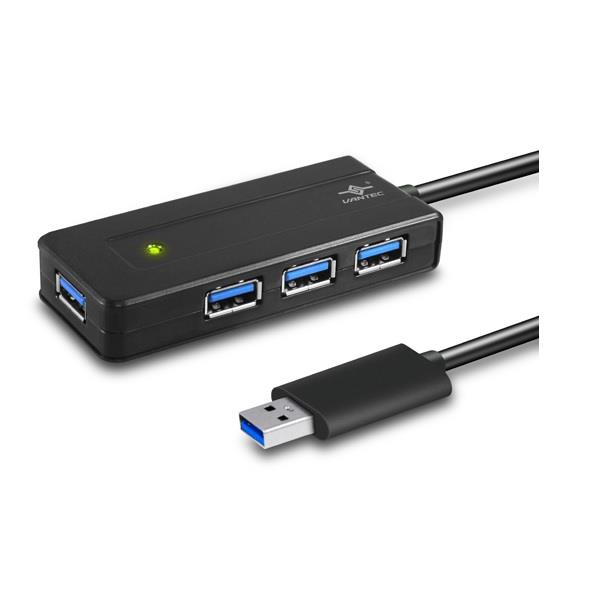 Vantec Accessory 4 Port USB 3.0 Bus-Powered Travel Hub