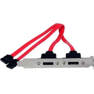 StarTech.com 2 Port SATA to eSATA Slot Plate Bracket - eSATA Female PLATE M/F