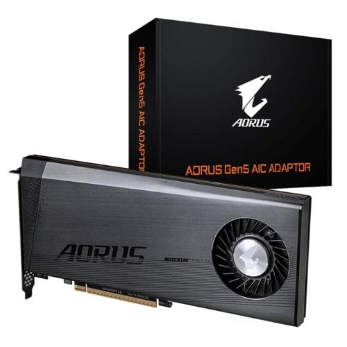 Gigabyte Aorus Gen5 AIC Adaptor, PCIe 5.0 Design