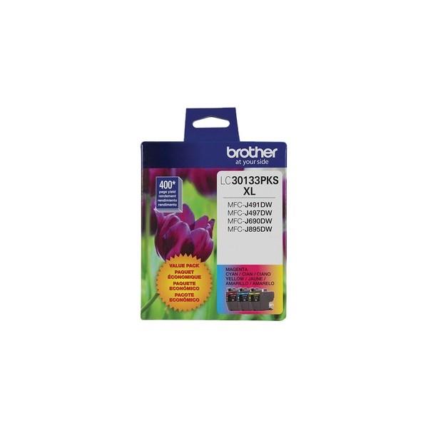 Brother LC30133PKS Colour Ink Cartridges, Super High Yield