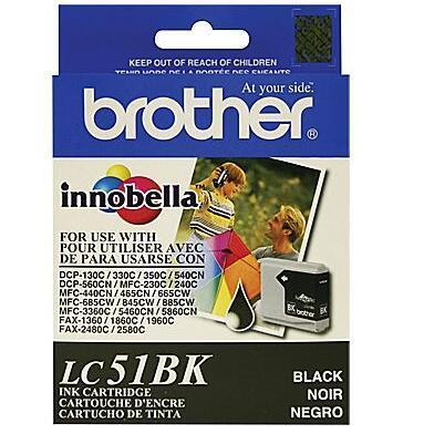 BROTHER LC-51 Black Ink Cartridge