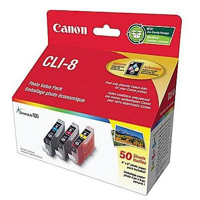 CANON CLI-8 Tri-Colour Ink Cartridge (0621B014)