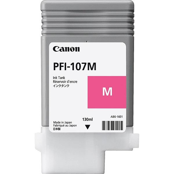 Canon PFI-107 Magenta Ink (130ml) for IPF670 / 680 / 685 / 770 / 780 / 785 (6707B001)