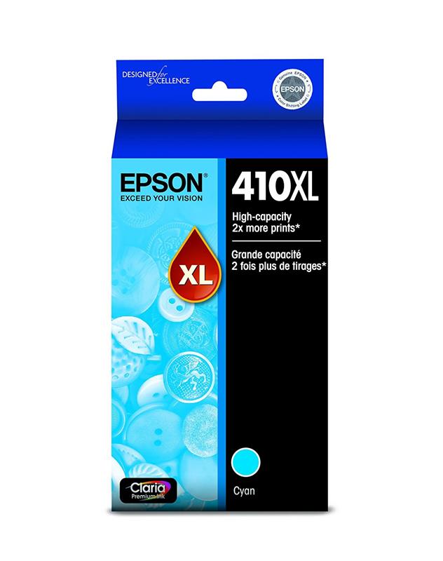 EPSON T410 Claria Premium XL Cyan Ink Cartridge Sensormatic