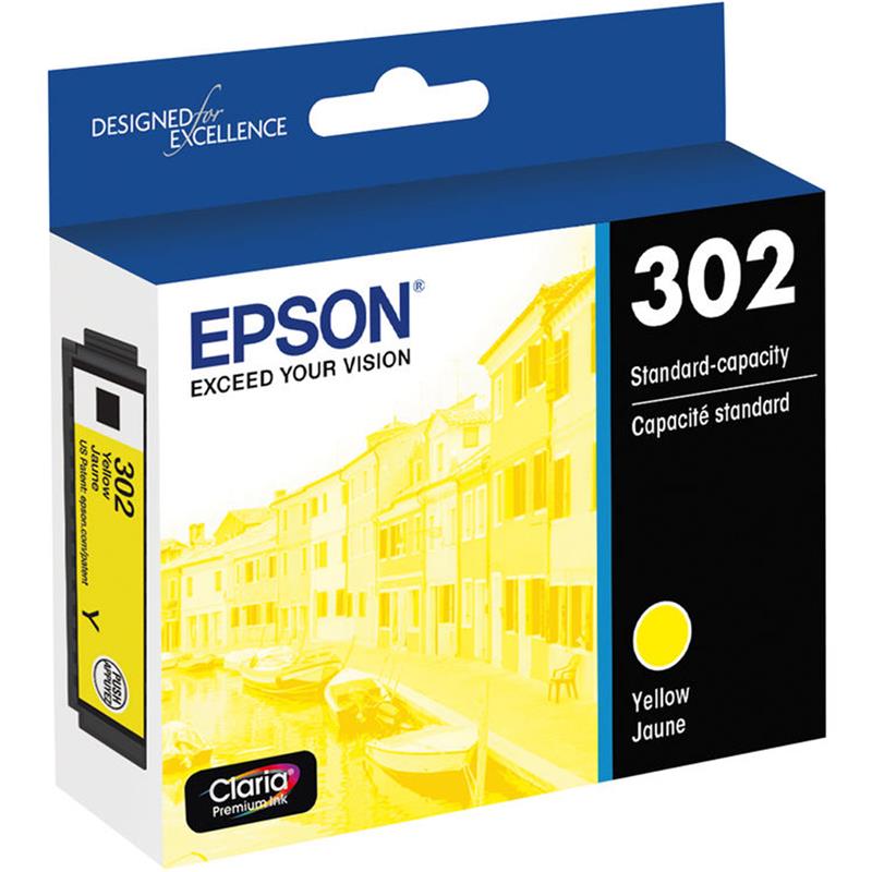 EPSON T302 Claria Premium Ink, Yellow, with Sensor/ XP-6000 | T302420-S