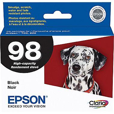 EPSON 98 Black Ink Cartridge (T098120-S)