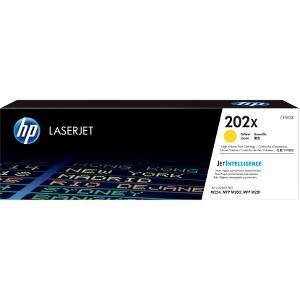 HP 202X Original Toner Cartridge - Yellow - High Yield - 2500 Pages(CF502X)