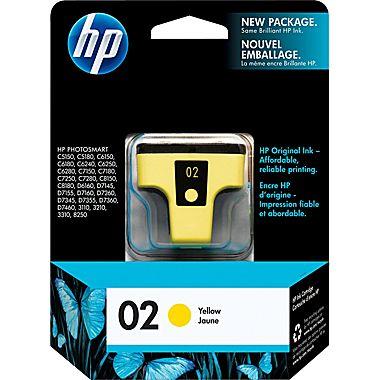 HP 02 Yellow Original Ink Cartridge