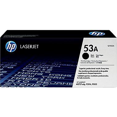 HP 53A (Q7553A) Black Original LaserJet Toner Cartridge