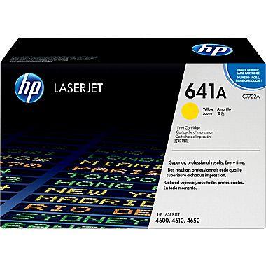 HP 641A Yellow Original LaserJet Toner Cartridge (C9722A)