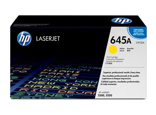 HP 645A Yellow Original LaserJet Toner Cartridge (C9732A)