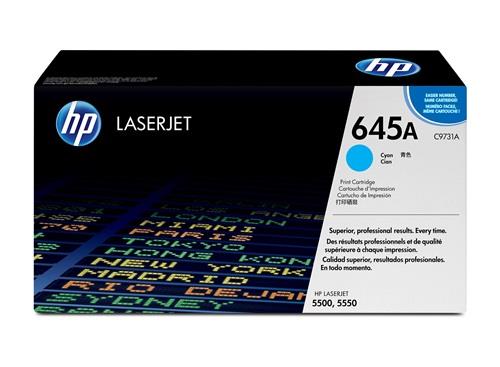 HP (645A) - Cartouche de toner cyan pour imprimantes HP (C9731A)
