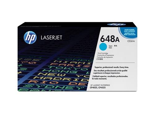 HP 648A (CE261A) Cyan Original LaserJet Toner Cartridge