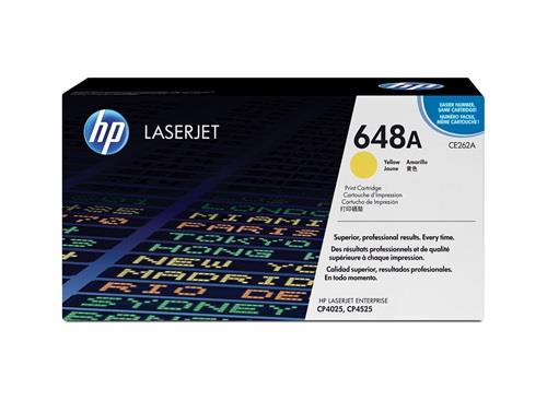 HP 648A (CE262A) Yellow Original LaserJet Toner Cartridge