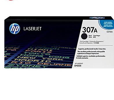 HP 307A (CE740A) Black Original LaserJet Toner Cartridge