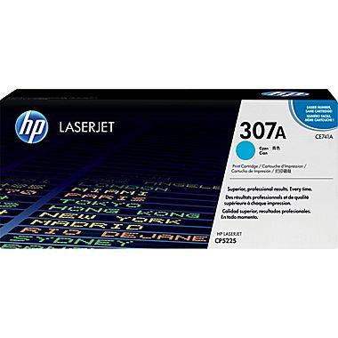 HP 307A (CE741A) Cyan Original LaserJet Toner Cartridge