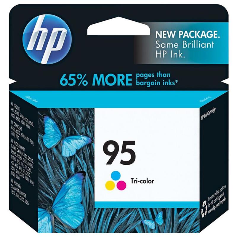 HP 95 Tri-color Ink Cartridge (C8766WN#140)