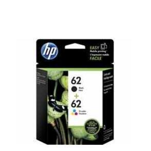 HP 62 Black & Tri-colour Original Ink Cartridges, 2 pack