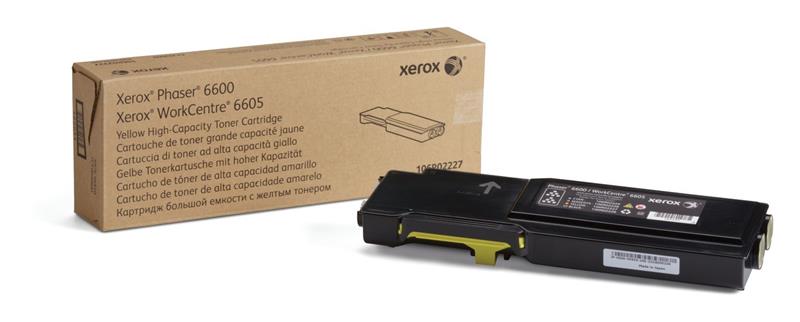 XEROX 106R02227 Yellow High Capacity Toner Cartridge