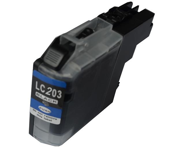 iCAN Ink Cartridge Replacement for Brother LC203XLBK, Black