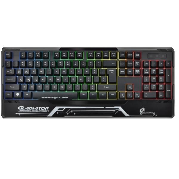 Dragon War Gladiator Semi Mechanical Gaming Keyboard Black GK-008