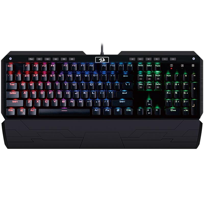 Redragon RGB LED Backlit Mechanical Keyboard Blue Indrah K555(Open Box)