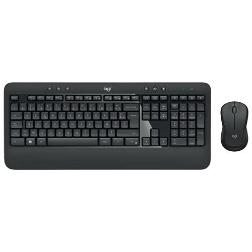 Logitech Advanced Wireless Keyboard Mouse Combo - French