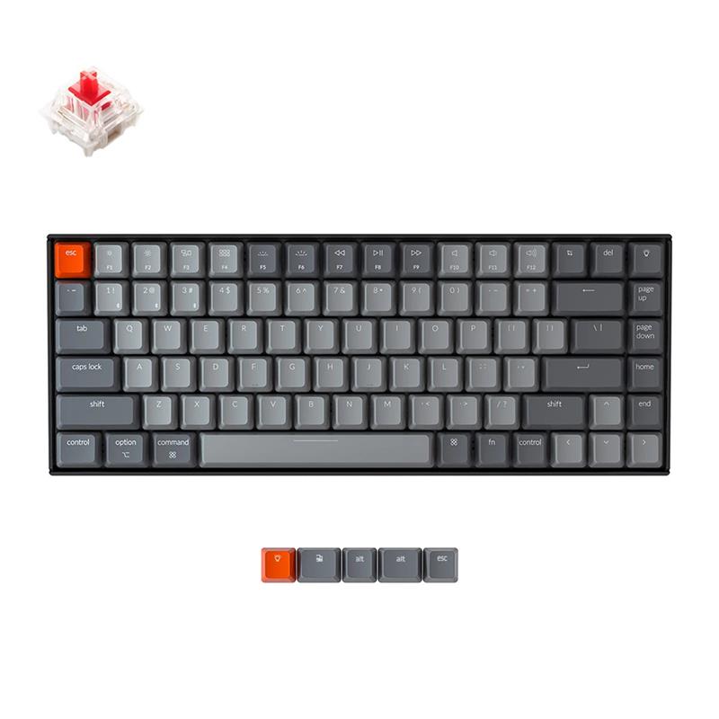 Keychron K2 - Gateron Red - White LED