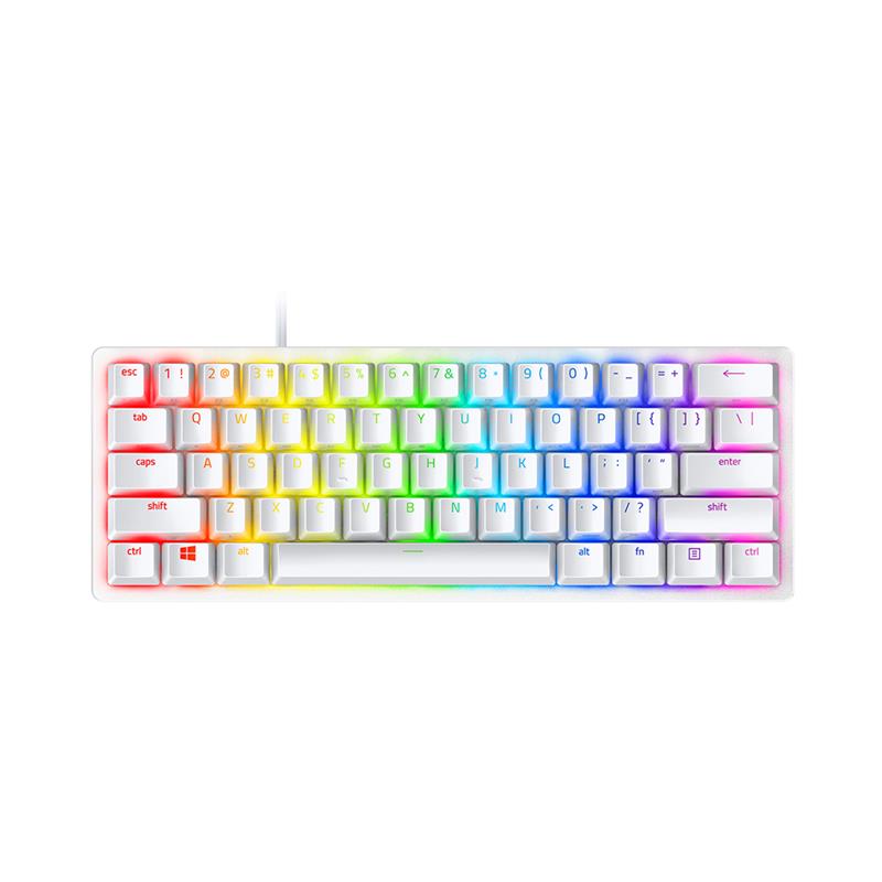 Razer Huntsman Mini - 60% Optical Gaming Keyboard - White RZ03-03390400-R3M1(Open Box)