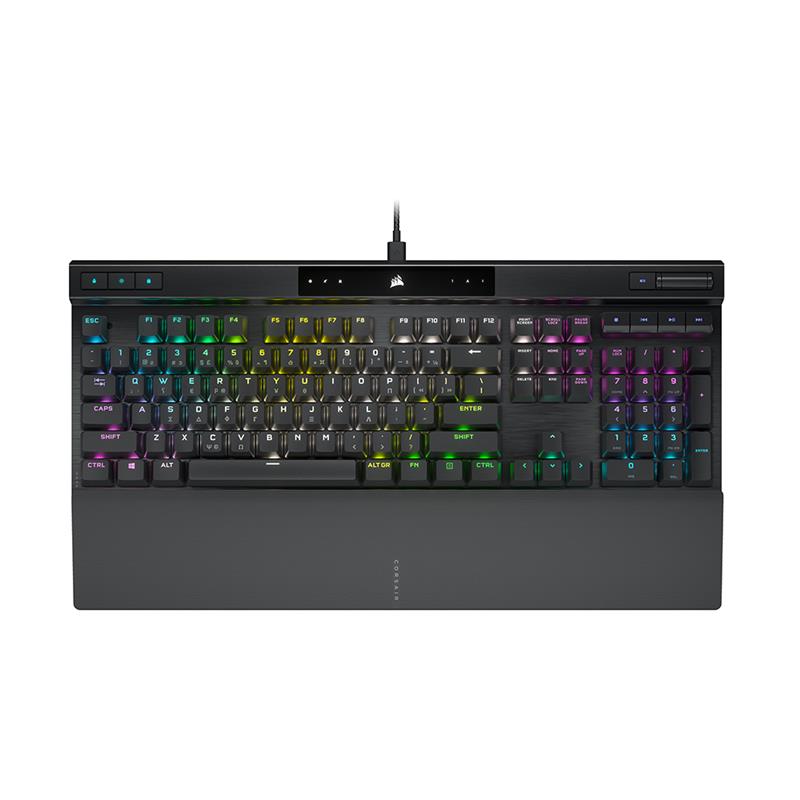 CORSAIR K70 RGB PRO Mechanical Gaming Keyboard with Polycarbonate Keycaps, Backlit RGB LED, CHERRY MX SPEED Silver Keyswitches