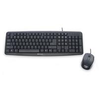 VERBATIM 99202 Slimline Corded USB Keyboard and Mouse – Black