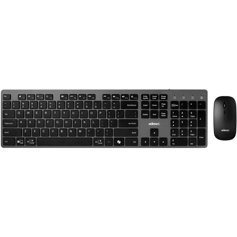 ADESSO Multi OS Wireless Scissor Switch desktop keyboard