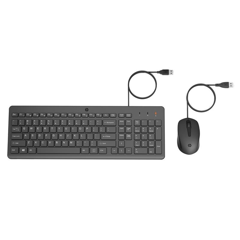 HP 150 WIRED MOUSE AND KEYBOARD (240J7AA#ABL)(Open Box)